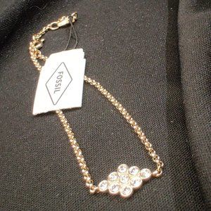 NWT Fossil Delicate Gold Bracelet "Recolors"
